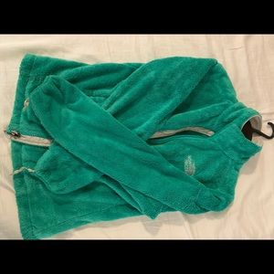 women’s green north face jacket// size xs